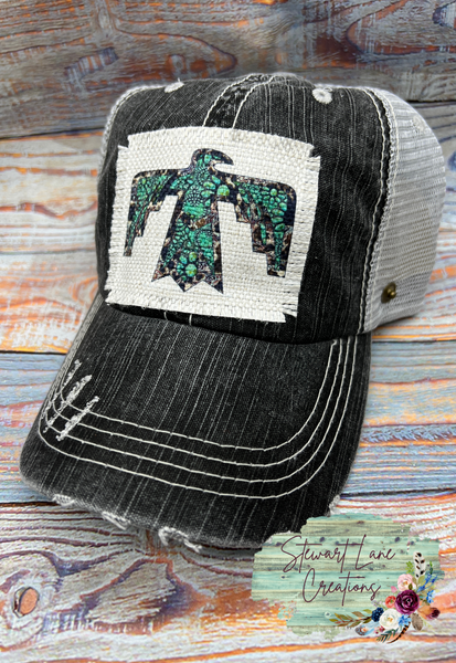 Turquoise Eagle Hat